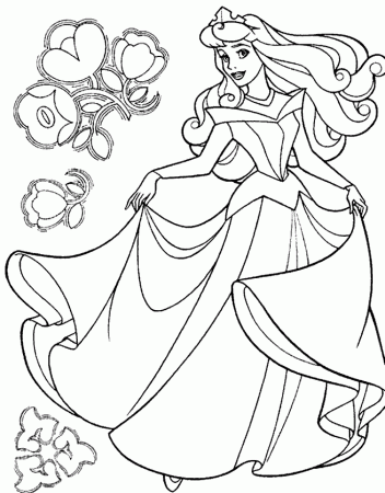 Coloring Page - Sleeping beauty coloring pages 2