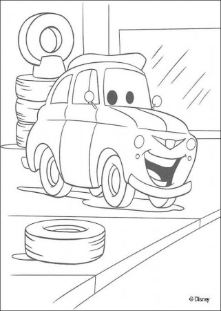 Cars coloring pages - Mater