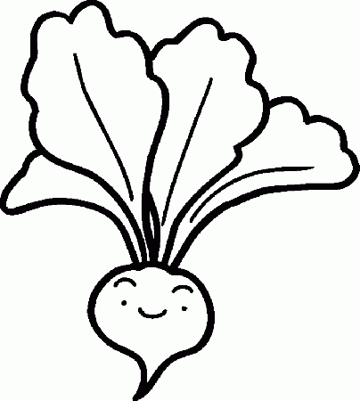 Six Kinds Of Perfect Food Vegetables Coloring Pages - Vegetables