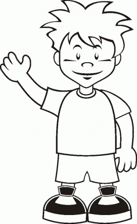Boy Coloring Pages 2 | Coloring Pages To Print