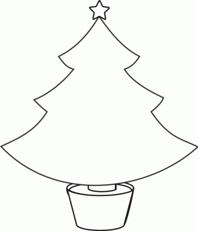 Christmas Tree Stencil Printable. free printable Christmas Gift ...