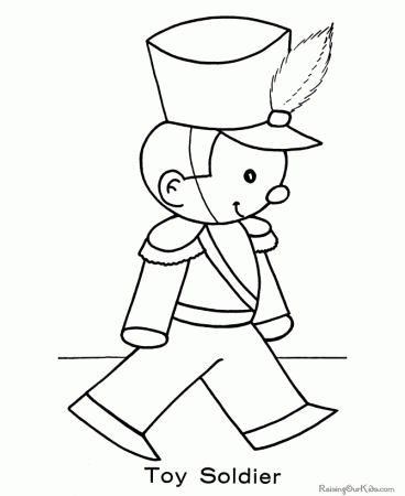 Christmas Coloring Pages Of Toys - Coloring Pages For All Ages