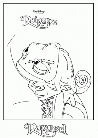 8 Pics of Disney Tangled Pascal Coloring Pages - Rapunzel Tangled ...