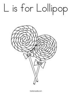 Lollipop Coloring Pages Print - High Quality Coloring Pages