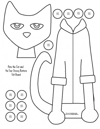 Pete The Cat Halloween Printable Coloring Page - Coloring Home