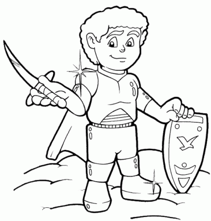 Armor of God Coloring Page