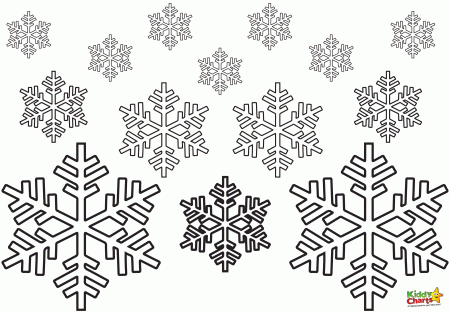 Snowflake - Coloring Pages for Kids and for Adults