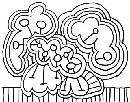 free printable doodle art coloring pages for. free coloring ...