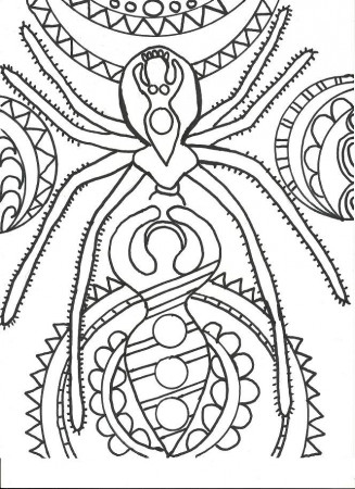 Anansi The Spider Coloring Pages