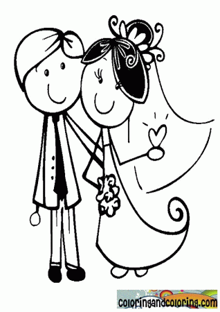 Best Wedding Coloring Pages #5051 Wedding Coloring Pages ...