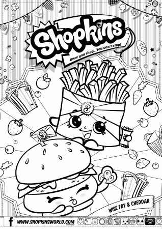 Shopkins Coloring Pages | Only Coloring PagesOnly Coloring Pages
