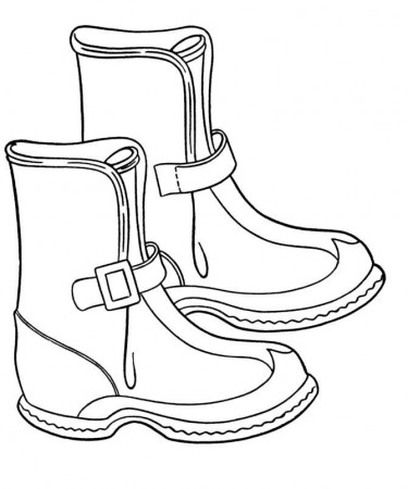 8 Pics of Winter Boots Coloring Pages - Baby Shoes Coloring Pages ...