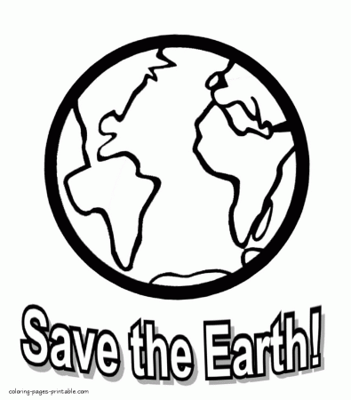Save the Earth coloring book || COLORING-PAGES-PRINTABLE.COM