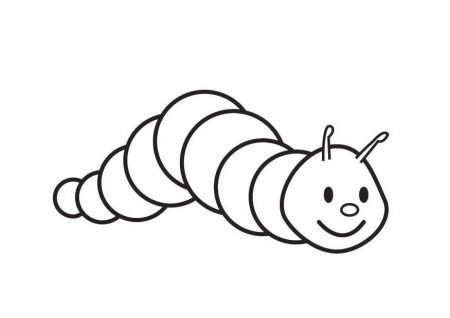 Coloring page Caterpillar - img 17868.