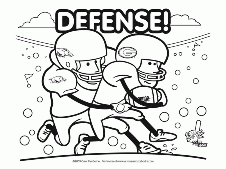 Coloring Pages Football Coloring Pages College Football Coloring 