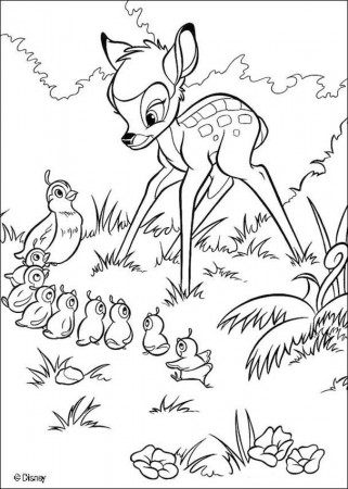 BAMBI coloring pages - Bambi 43