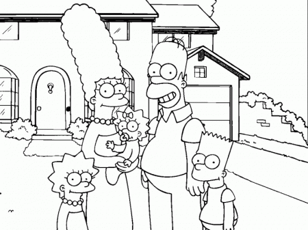 simpsons coloring pages to print out | The Coloring Pages