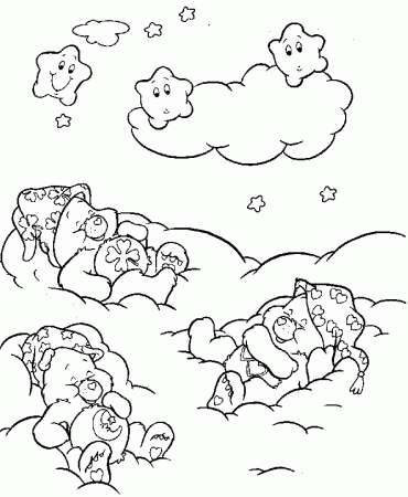 Free Coloring Pages: Care Bear Coloring Pages