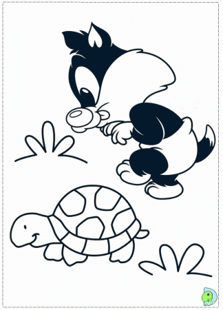 Ababy baby daffy duck Colouring Pages
