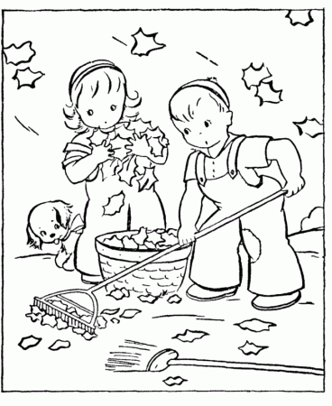 Fall Coloring Pages (5) - Coloring Kids
