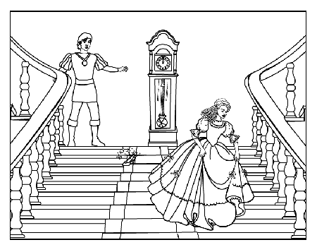 Cinderella Coloring Pages - Free Coloring Pages For KidsFree 