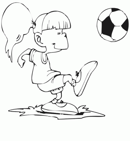 Soccer coloring pages 30 / Soccer / Kids printables coloring pages