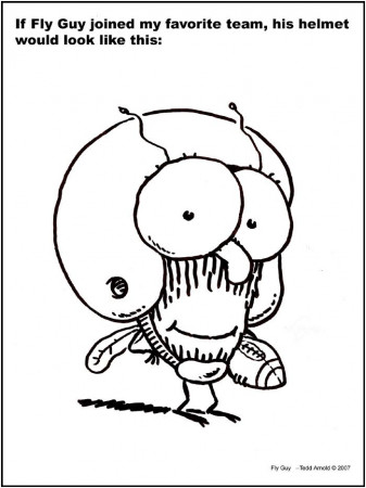 fly guy coloring pages | Tedd Arnold
