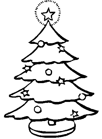 christmas Tree coloring pages printable | Coloring Pages