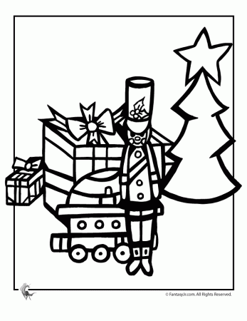 Fantasy Jr. | Christmas Soldier Toy Coloring Page