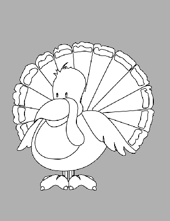 Free Printable Thanksgiving Turkey Coloring Pages