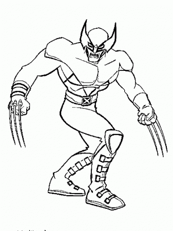 100 wolverine Colouring Pages (page 3)