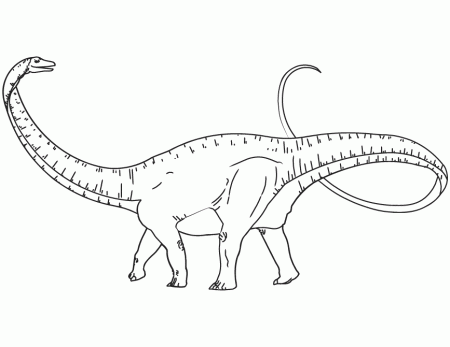 Apatosaurus Dinosaur Coloring Page | HM Coloring Pages