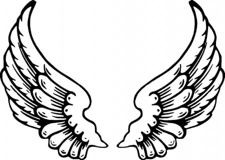 Angel Wing Coloring Pages - Printable Angel Coloring Pages 