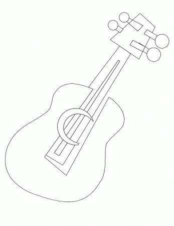 guitar coloring pages | Coloring Picture HD For Kids | Fransus 