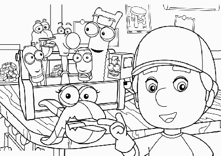 Handy Manny Coloring Pages - Coloring For KidsColoring For Kids