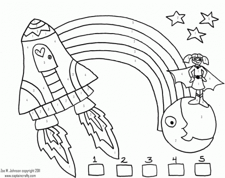 Print This Color By Numbers Dinosaur Coloring Pages Printable For 