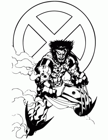 Marvel Comics Wolverine Superhero Coloring Pages | Coloring Pages