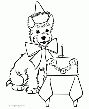 Baby Puppy Coloring Pages | Free coloring pages