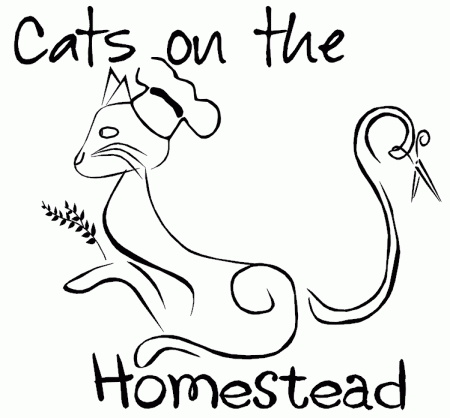 Cats On The Homestead: Potential New Blog Logo/Button/Thingee - Or 