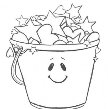 Grade ONEderful: coloring page | Bucket Filling