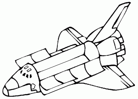 Space Ship Coloring Pages Images & Pictures - Becuo