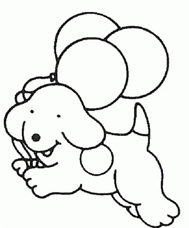 Funny Dog Coloring Pages for Kids - Animal Coloring Pages of The 
