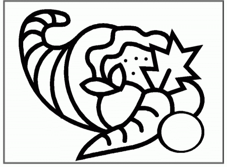 Cornucopia Coloring Pages - Free Coloring Pages For KidsFree 