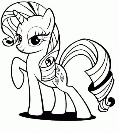 pony Colouring Pages (page 2)