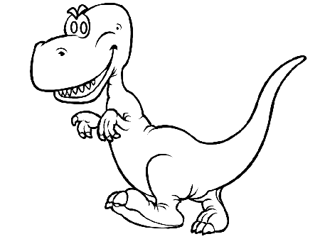 Animal Coloring Tyrannosaurus Rex Coloring Pages | Dinosaur 
