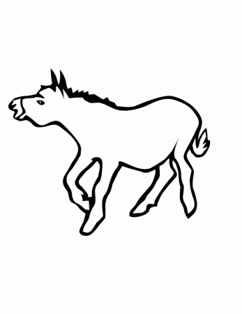Mule Coloring Pages Printable