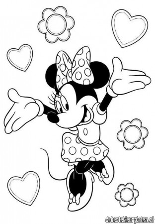 Minnie Mouse coloring pages - Free printable coloring pages