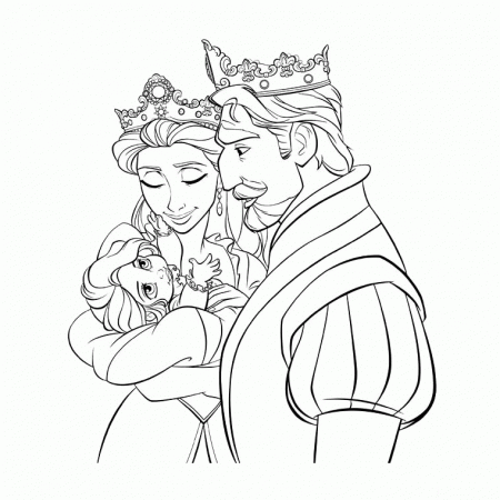 Coloring Page Print Out Tangled - Category