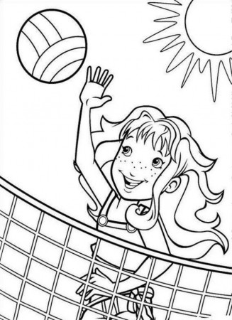 Holly Volly Hobbie Coloring Page Coloringplus 192057 Holly Hobbie 