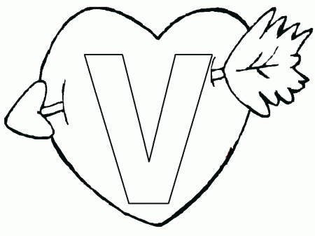 letter V coloring pages | Coloring Pages